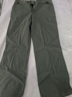 🆕 NWT Cherokee bootcut fatigue green khaki pants